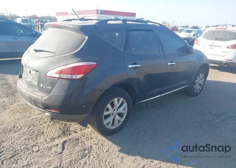 2012 Nissan Murano Sl из США, поврежденный, VIN JN8AZ1MW2CW224973